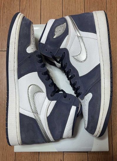 Nike Air Jordan 1 High OG CO.JP "White/Midnight Navy" (2020)(ブリーフケースなし)