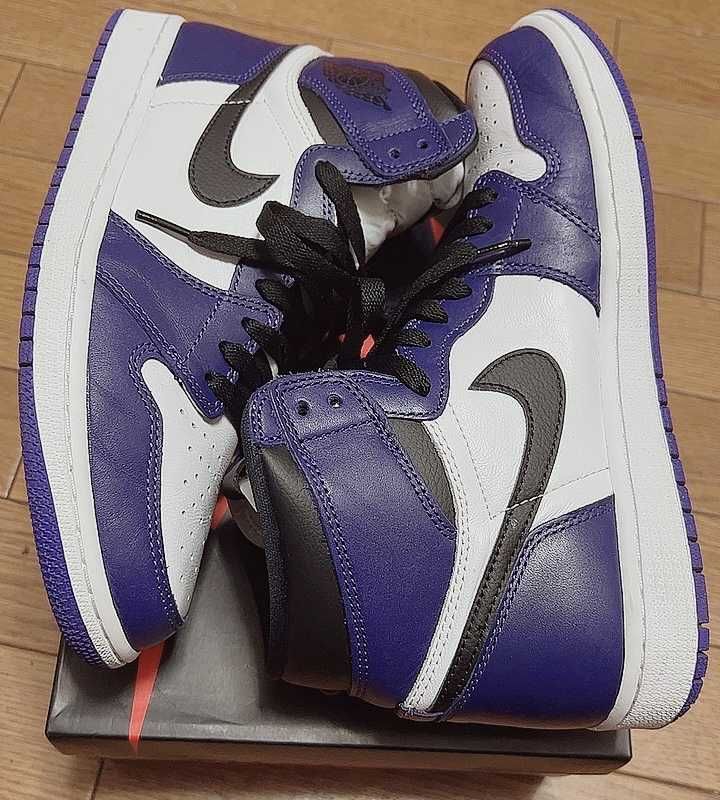 Nike Air Jordan 1 Retro High OG "Court Purple White/Black" (2020)   