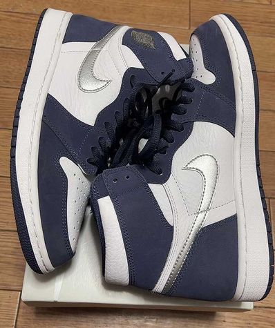 Nike Air Jordan 1 High OG CO.JP "White/Midnight Navy" (2020)(ブリーフケースなし)