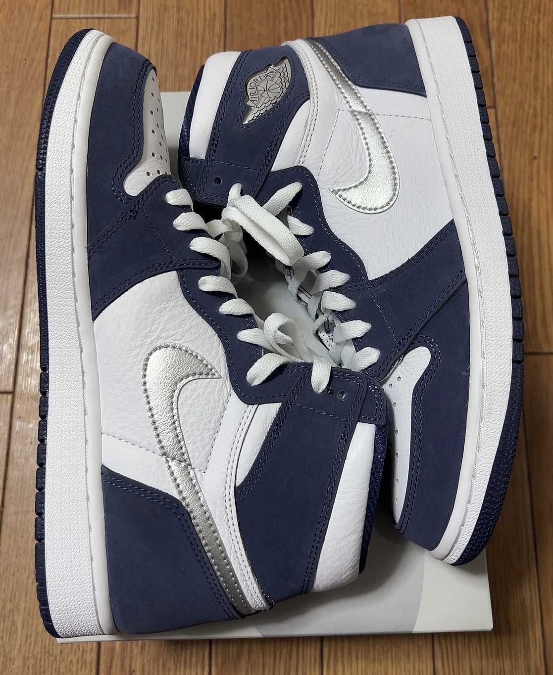 Nike Air Jordan 1 High OG CO.JP "White/Midnight Navy" (2020)(ブリーフケースなし)