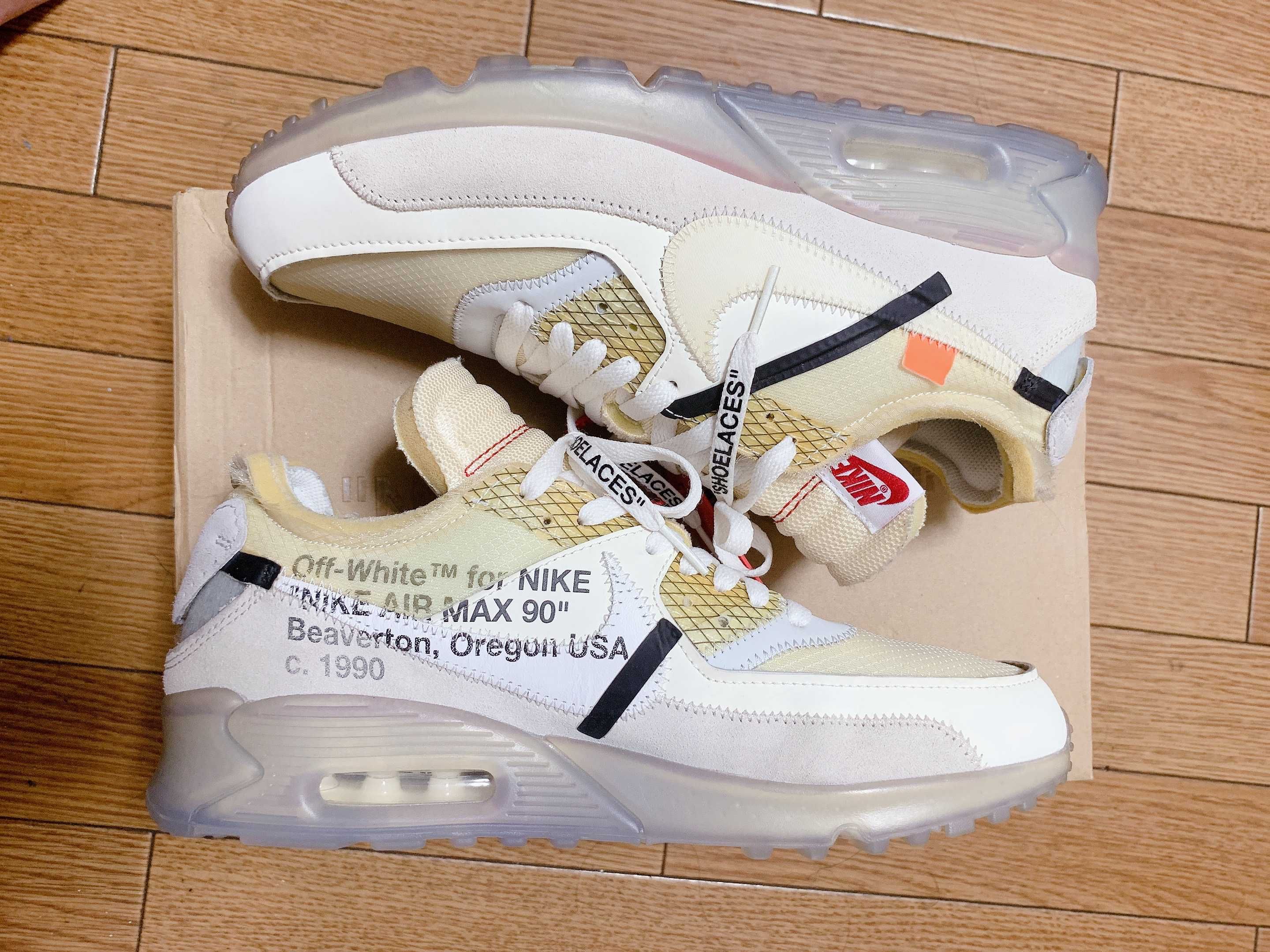 Off-White × Nike Air Max 90 "The 10/Sail"