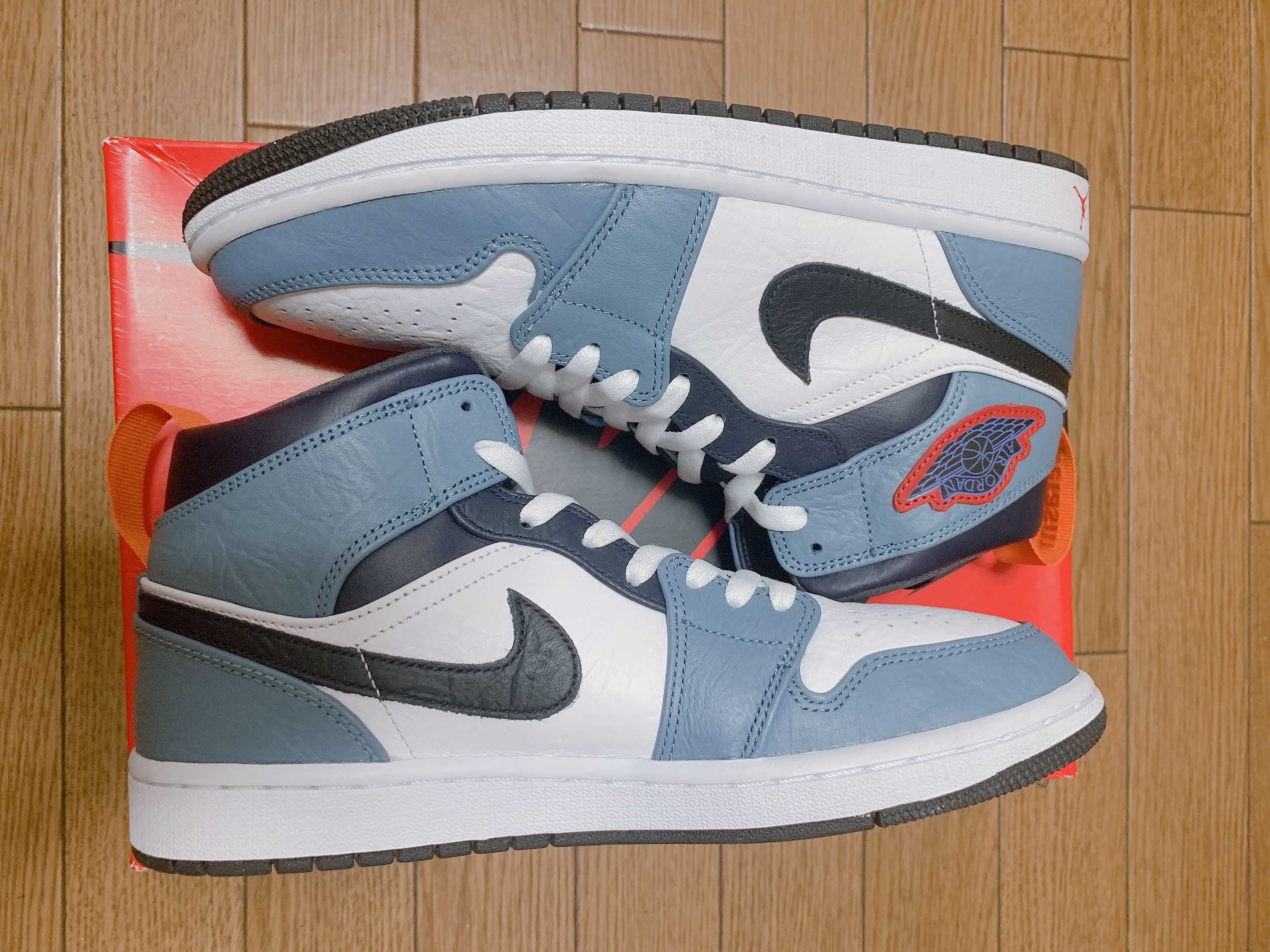 FACETASM × Nike Air Jordan 1 Mid "White/Navy"