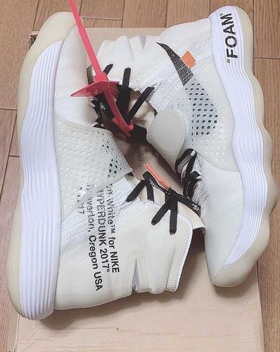 Off-White × Nike React Hyperdunk 2017 Flyknit "The 10/White"