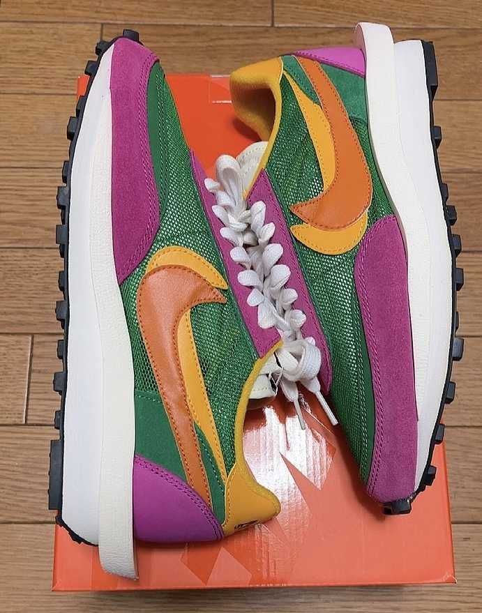 sacai × NIKE LDV WAFFLE "PINE GREEN"