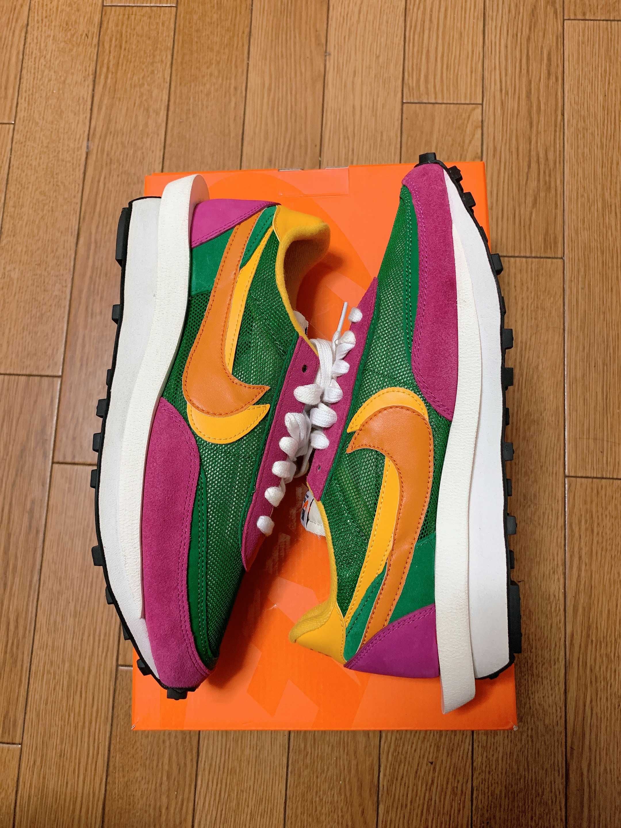 sacai × NIKE LDV WAFFLE "PINE GREEN"