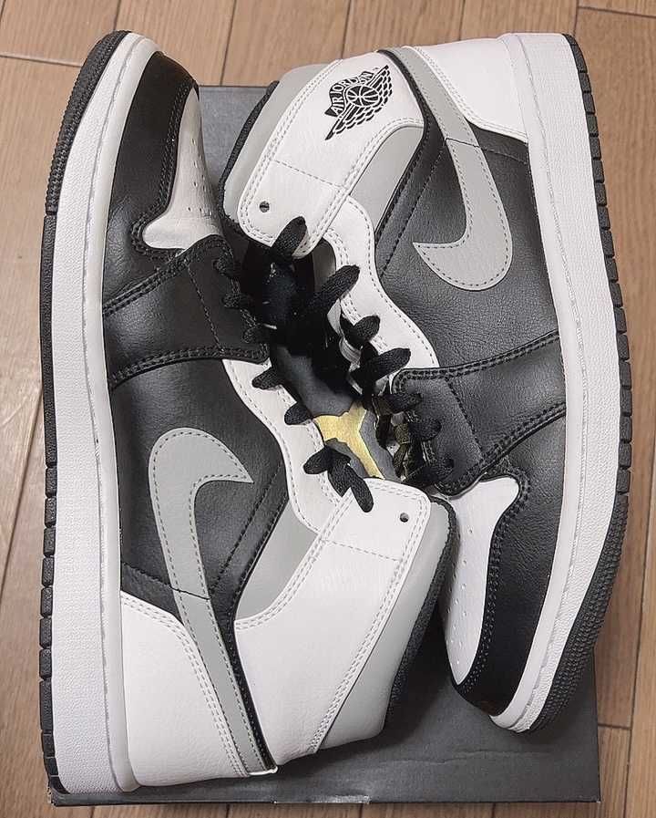 NIKE AIR JORDAN 1 MID "WHITE SHADOW"