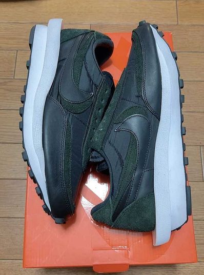 sacai × Nike LDV Waffle "Triple Black"