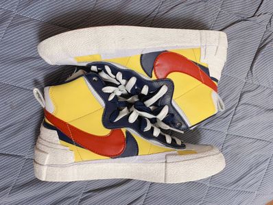 sacai × Nike Blazer Mid "Varsity Maize/Varsity Red"