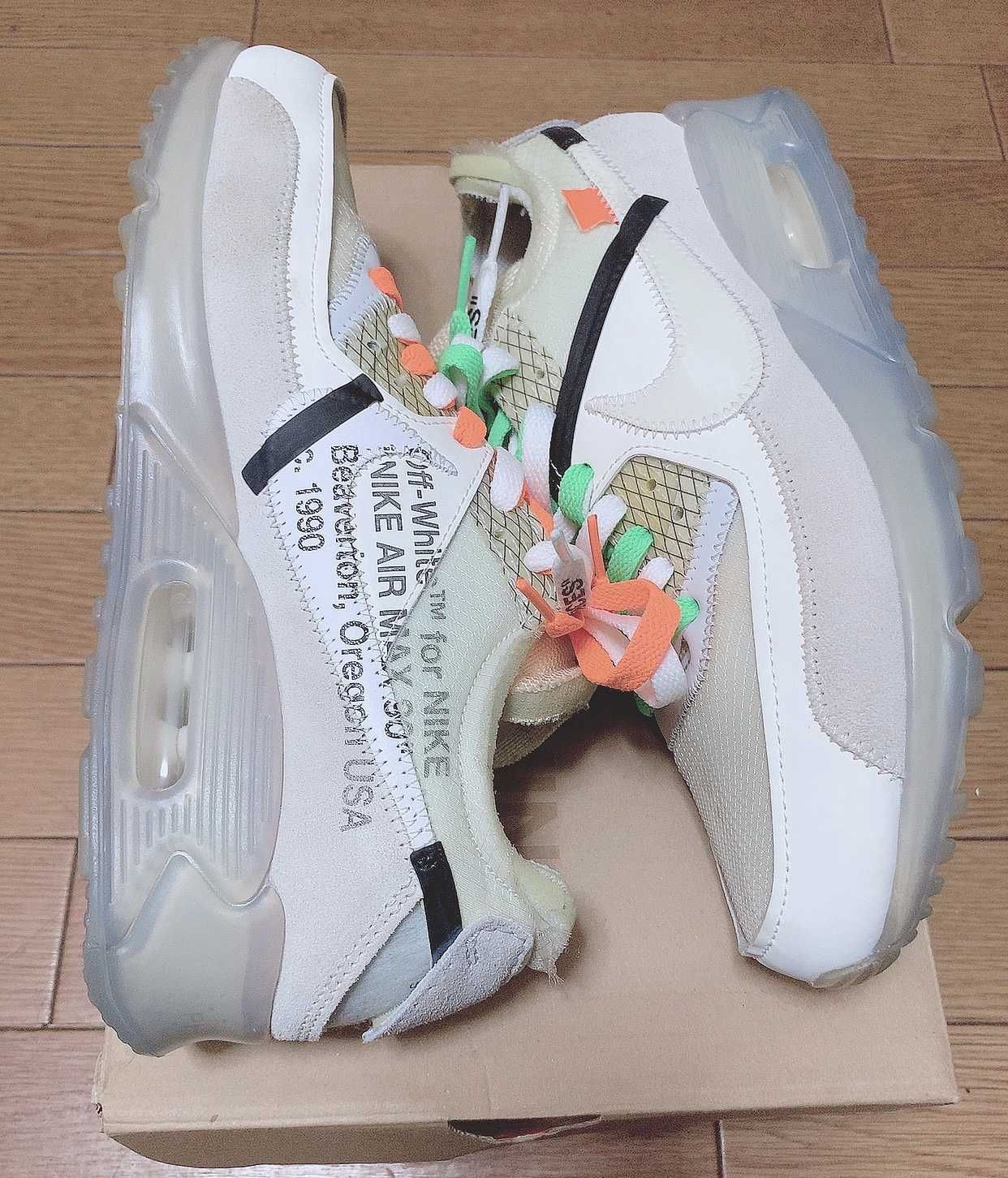 Off-White × Nike Air Max 90 "The 10/Sail"
