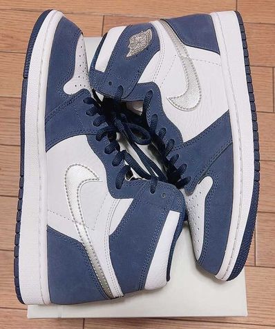 Nike Air Jordan 1 High OG CO.JP "White/Midnight Navy" (2020)(ブリーフケースなし)