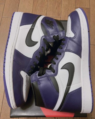 Nike Air Jordan 1 Retro High OG "Court Purple White/Black" (2020)