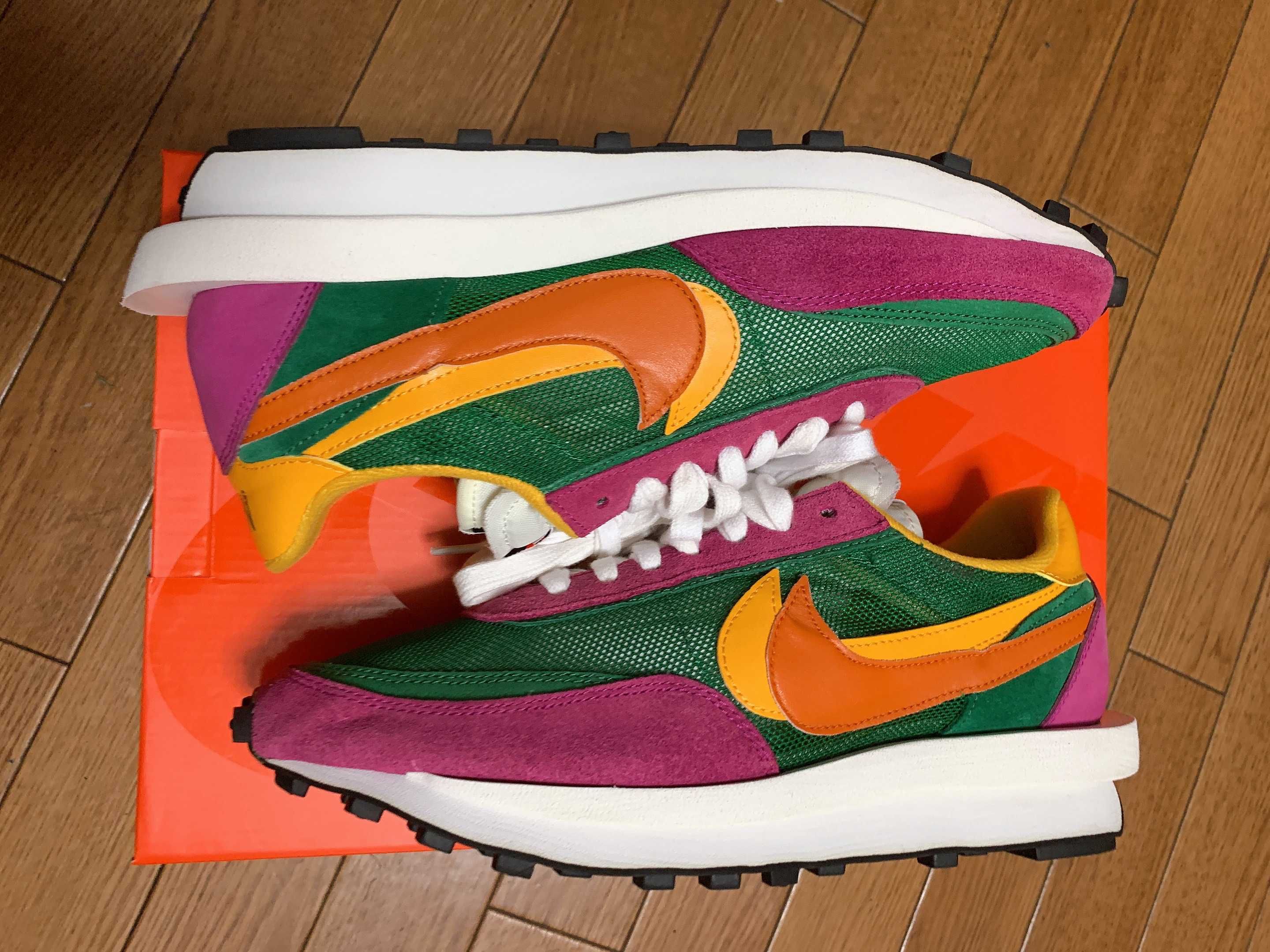 sacai × NIKE LDV WAFFLE "PINE GREEN"