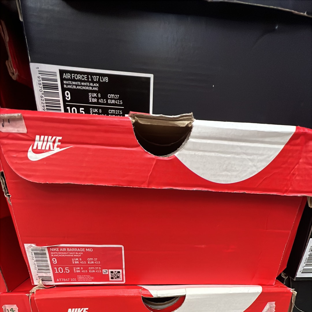 Nike Air Barrage Mid "White/Navy"