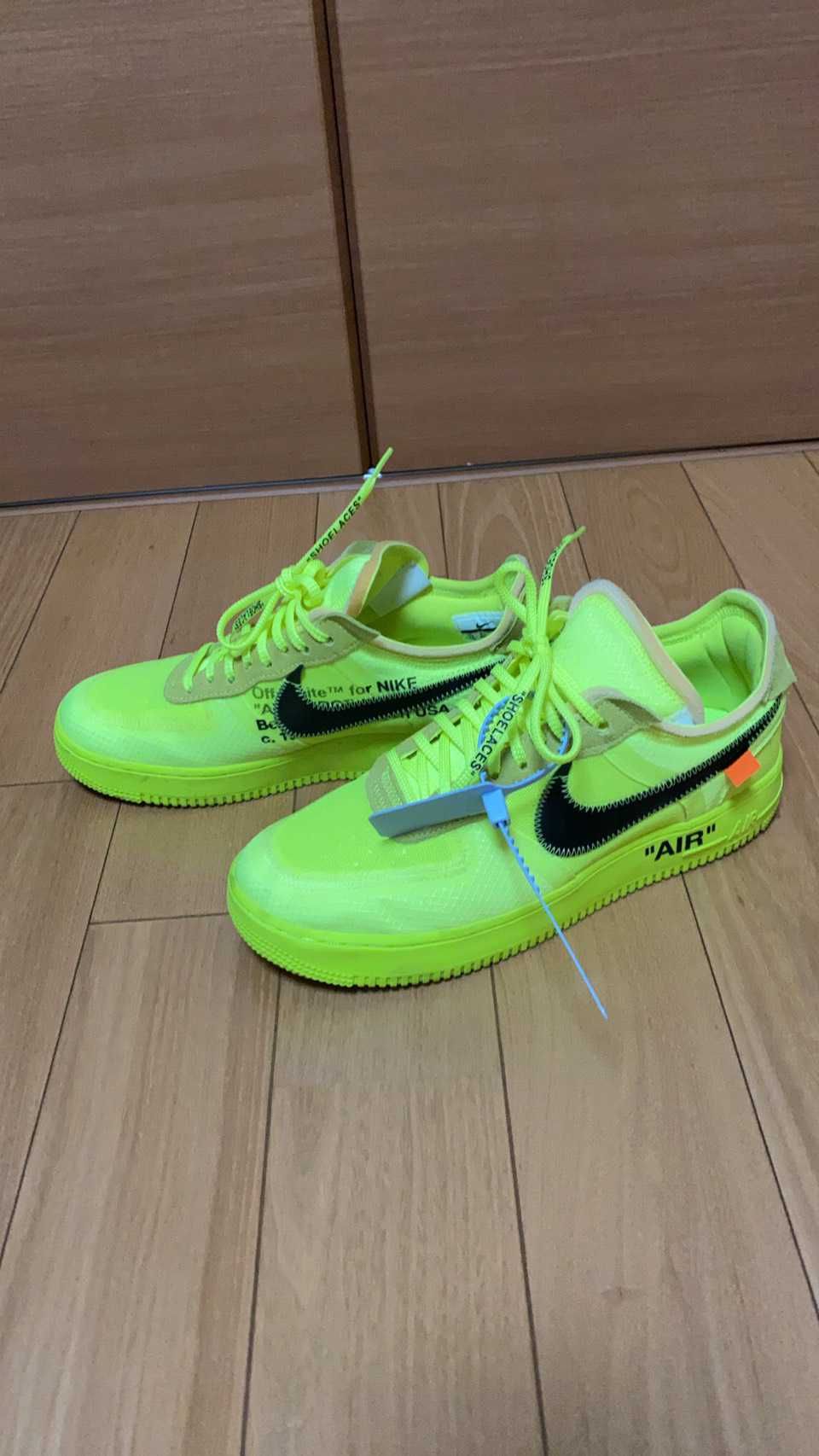 Off-White × Nike Air Force 1 Low "Volt"