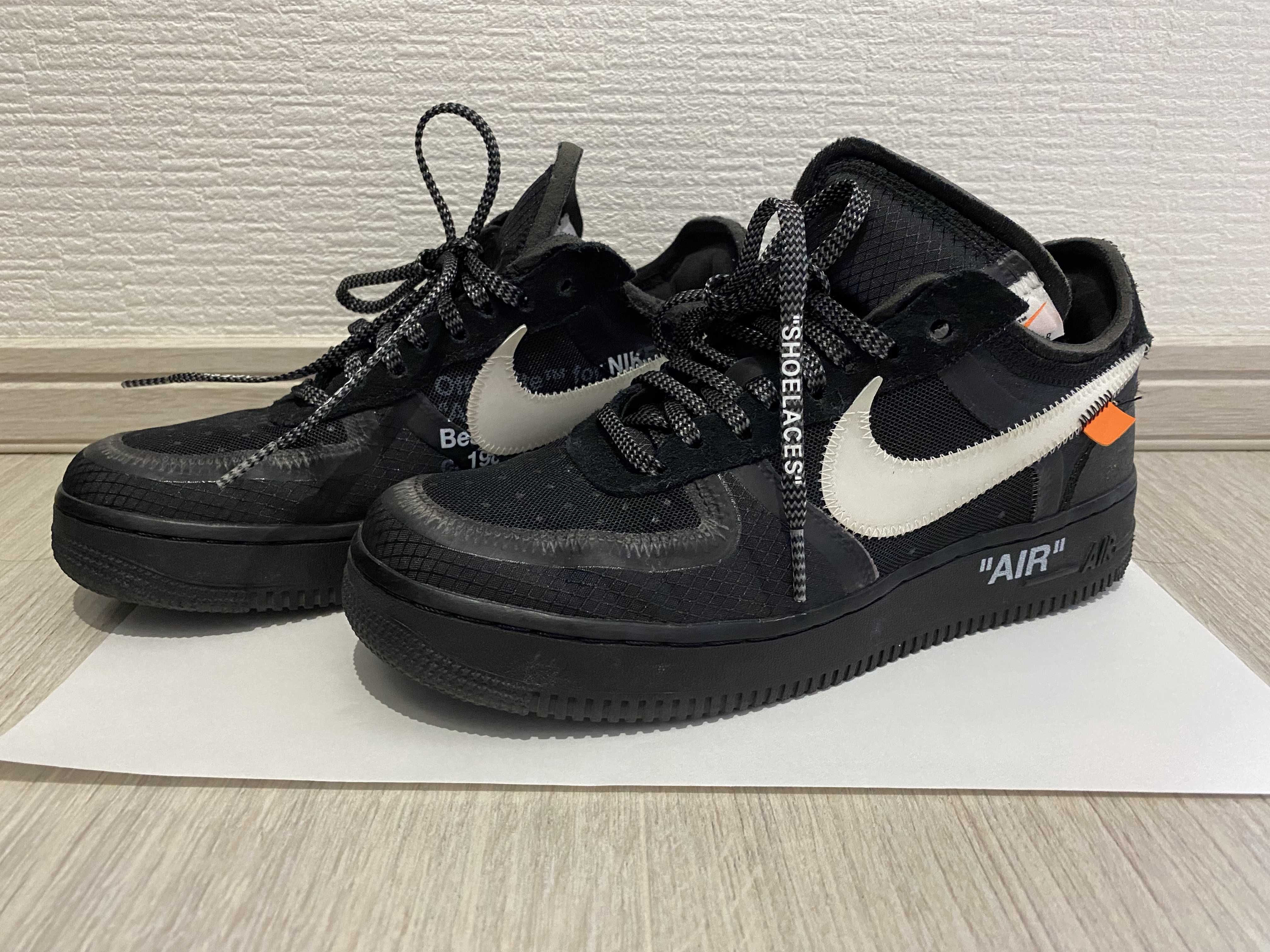Off-White × Nike Air Force 1 Low "Black"