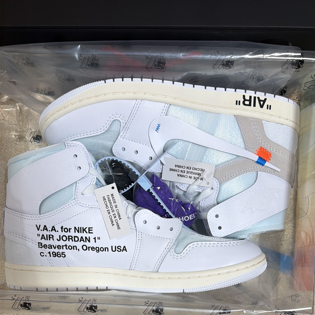 Virgil Abloh Archive (V.A.A.) × Nike Air Jordan 1 Retro High OG "Alaska"