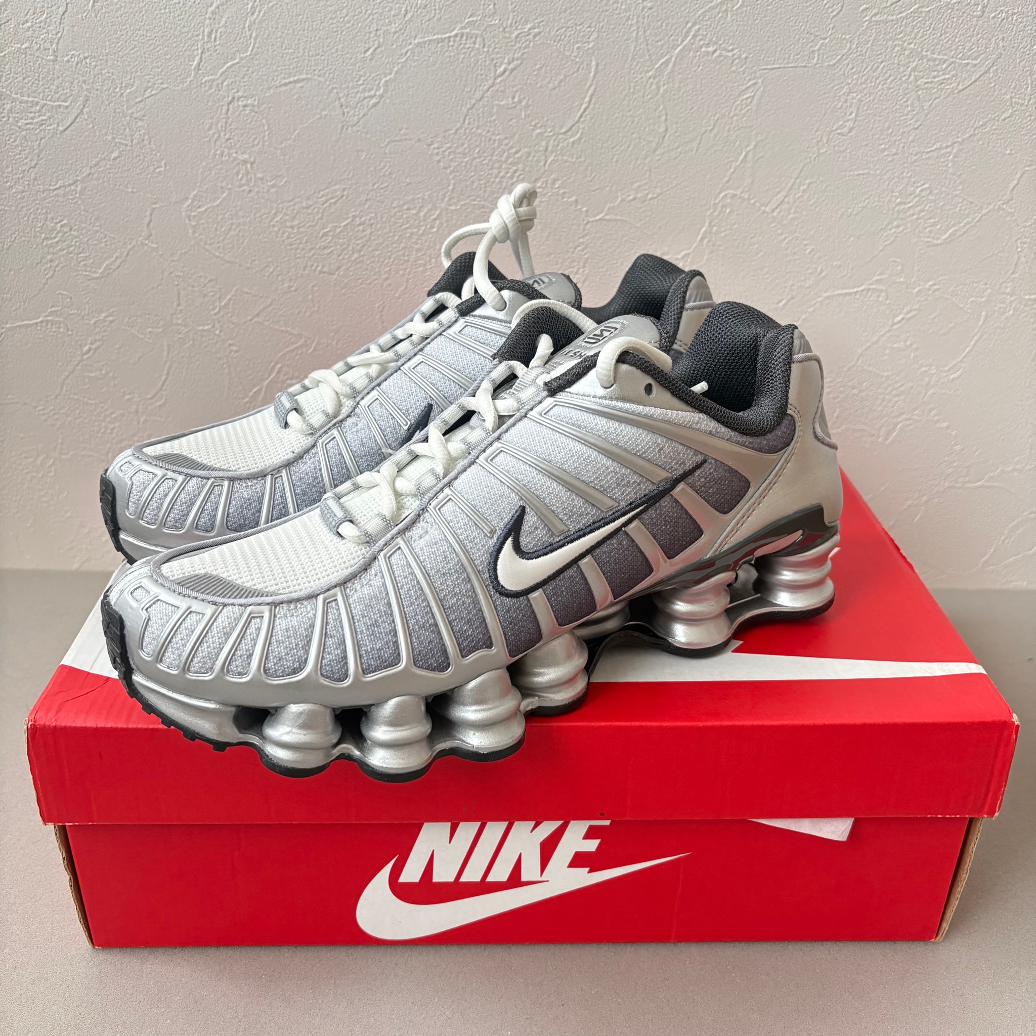 Nike Shox TL "Metallic Silver/Wolf Grey/Anthracite/Summit White"