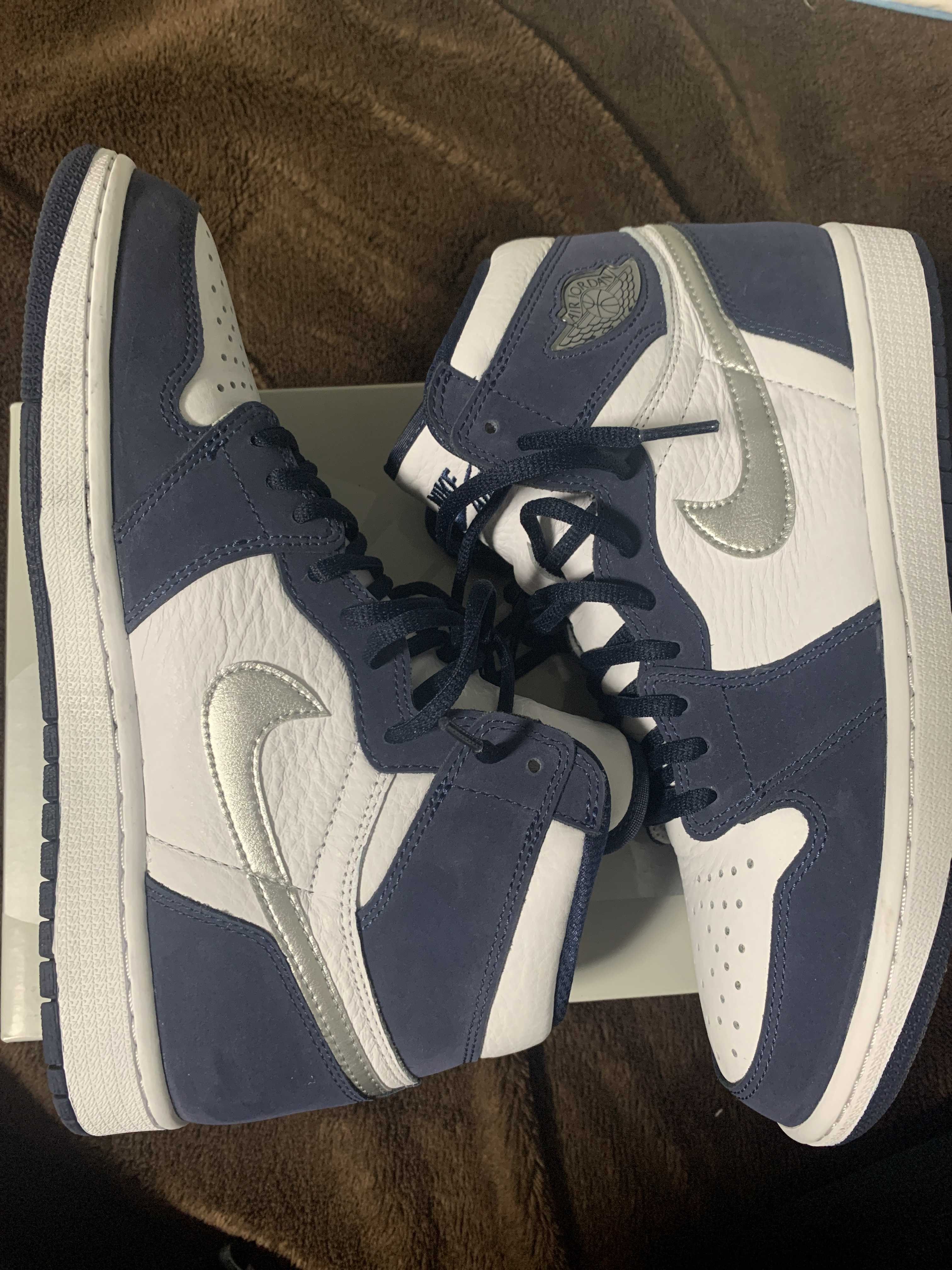 Nike Air Jordan 1 High OG CO.JP "White/Midnight Navy" (2020)(ブリーフケースなし)