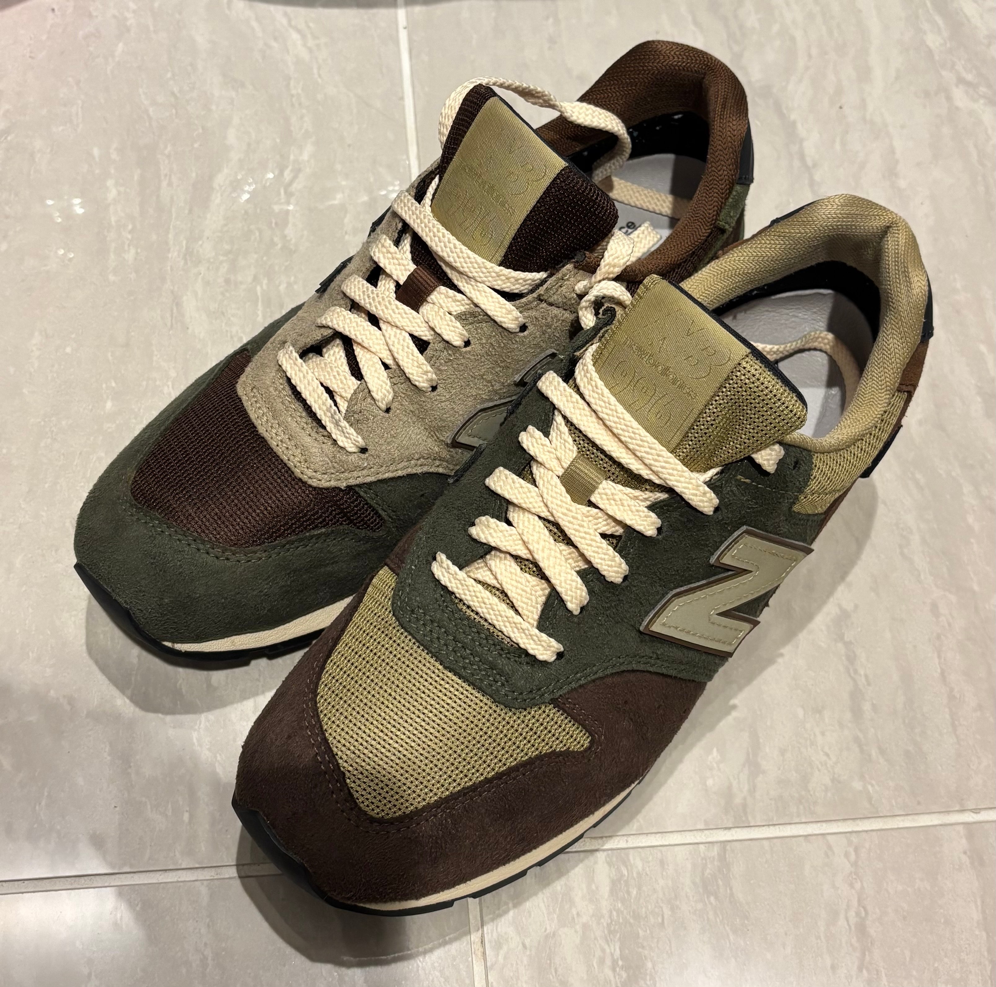 ビームス別注 ニューバランス 996 ゴアテックス "ブラウン/カーキ"