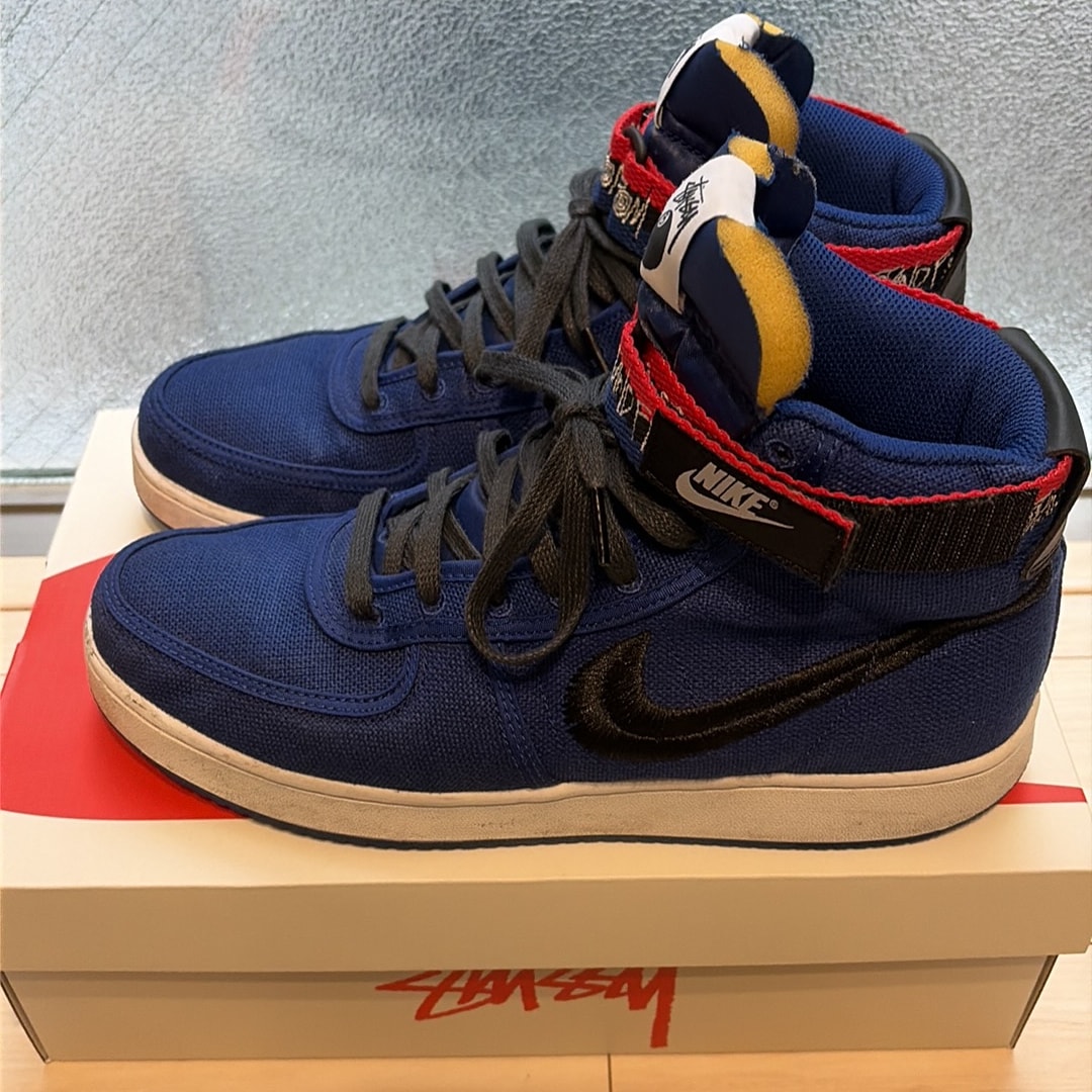 Stussy × Nike Vandal High "Deep Royal Blue"