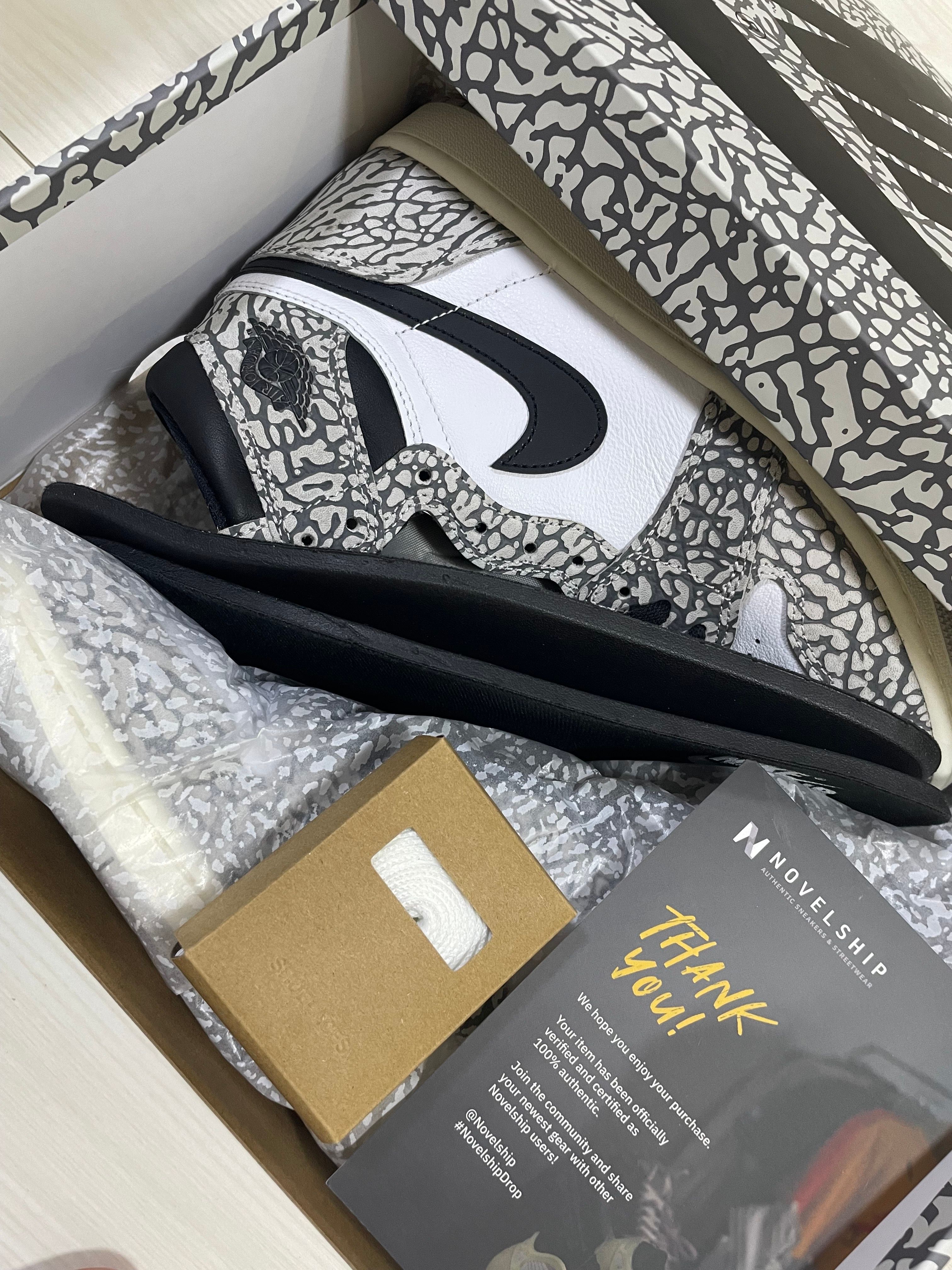 Nike Air Jordan 1 High OG "White Cement/Safari"