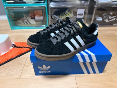 adidas Campus 80s "Core Black/Footwear White/Gum5"