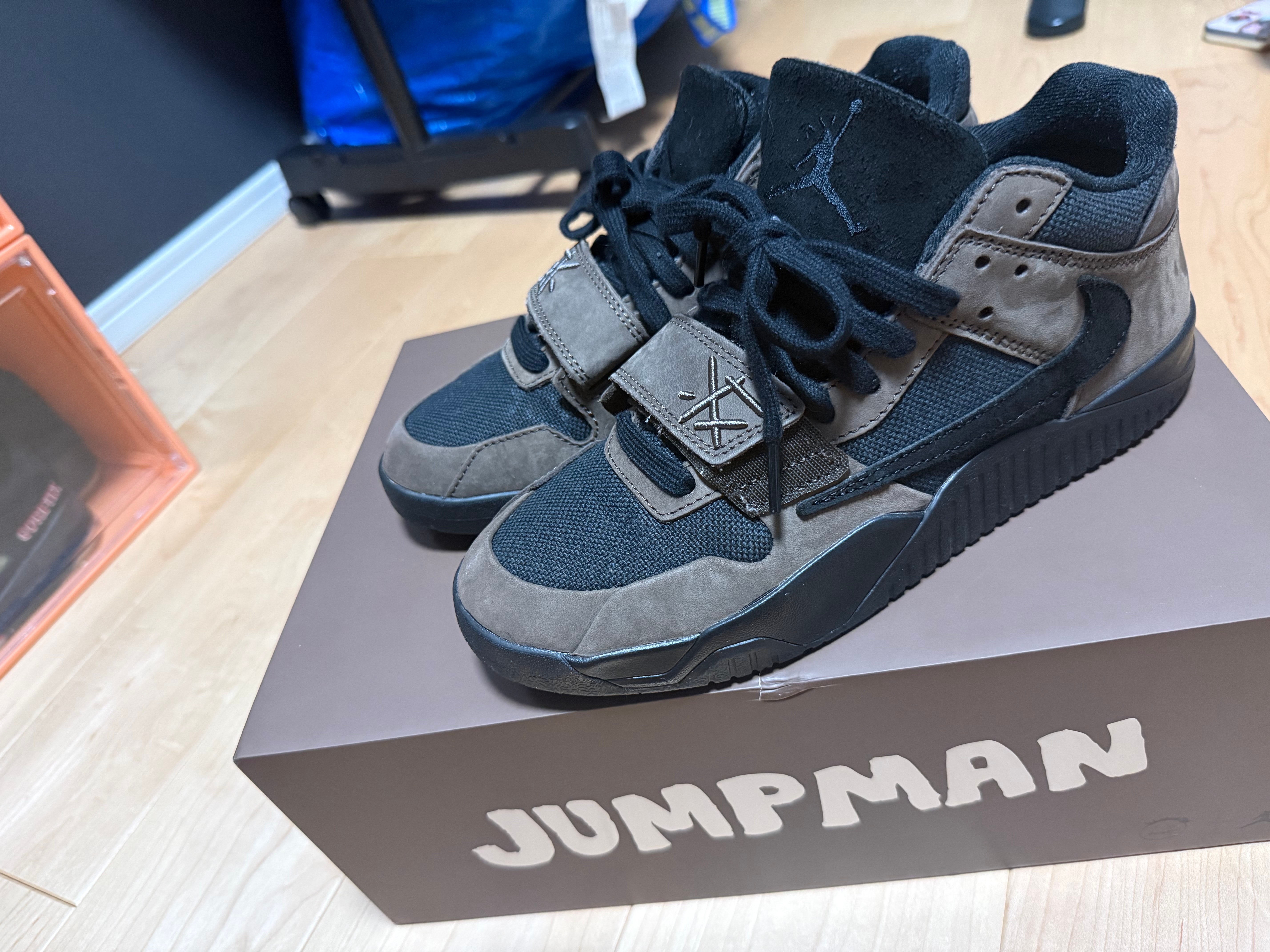 Travis Scott × Nike Jordan Jumpman Jack TR CJ1 T-Rexx "Black and Dark Mocha"