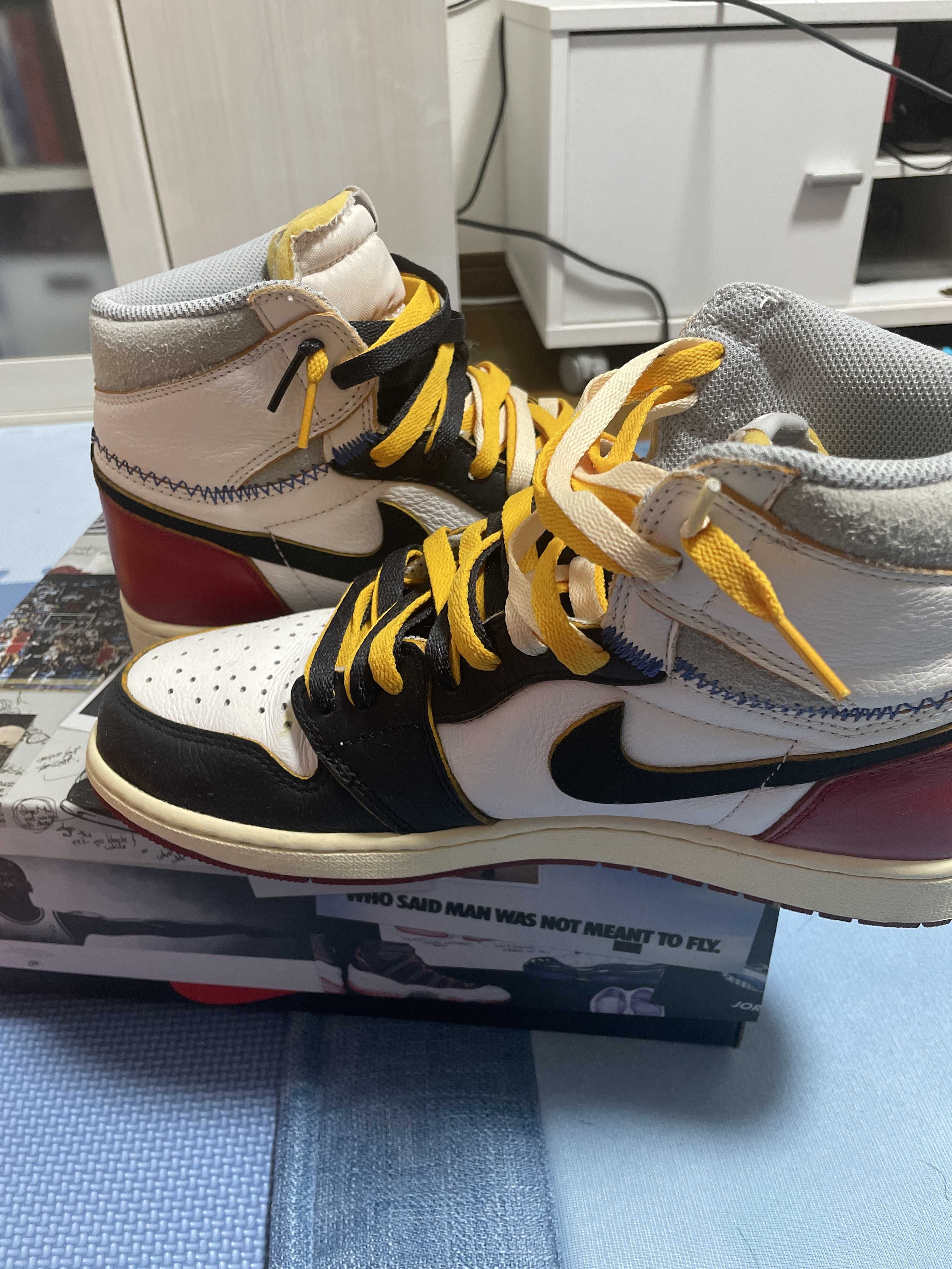 UNION × Nike Air Jordan 1 Retro High OG NRG "Varsity Red/Wolf Grey"