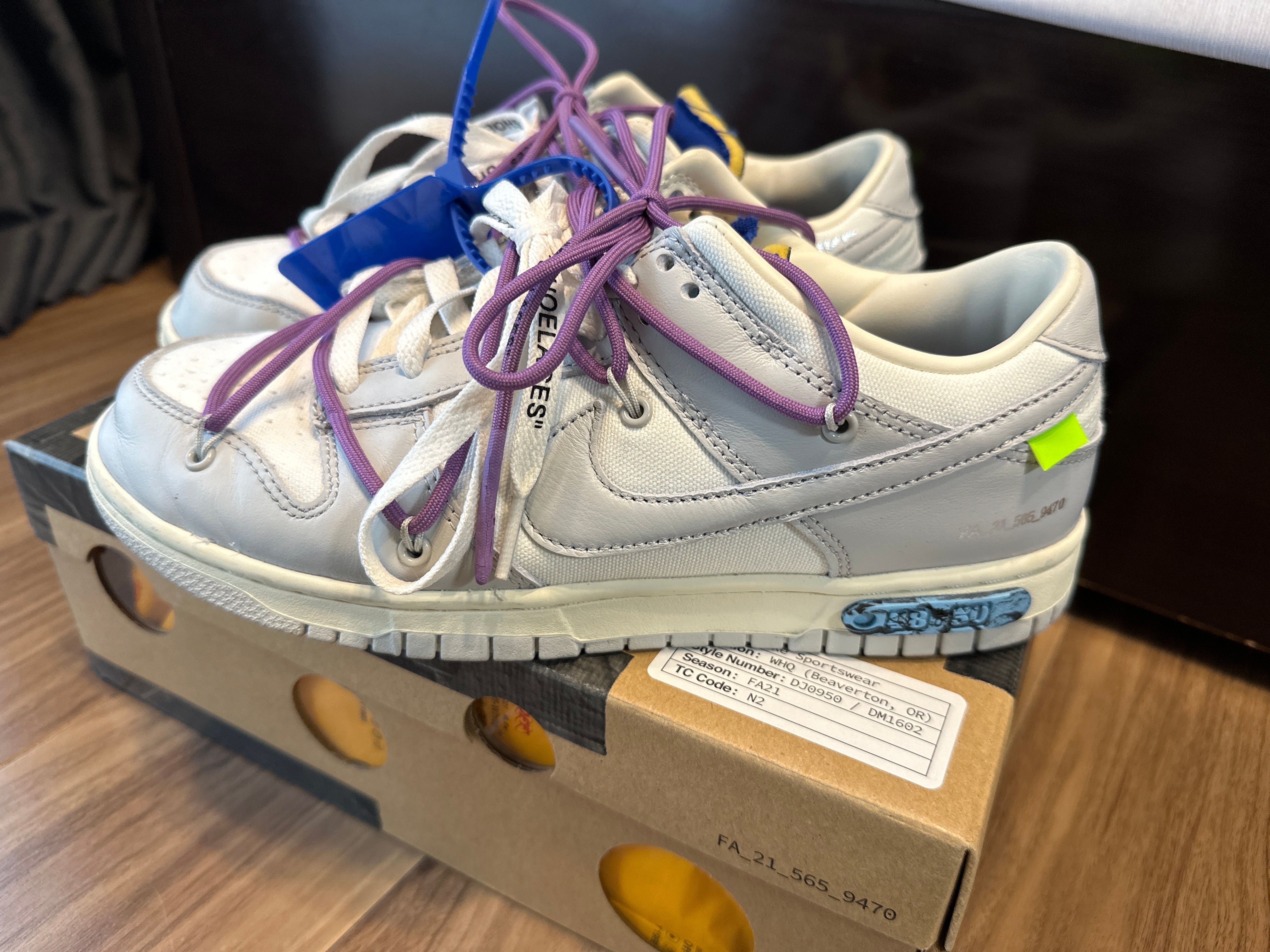 Off-White × Nike Dunk Low 1 of 50 "Lot.48" 
