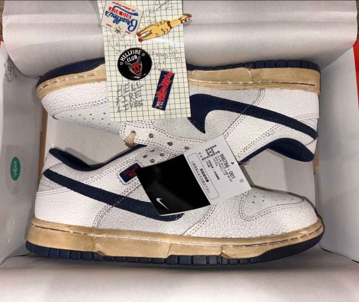 Stranger Things × Nike Dunk Low "Phantom/Midnight Navy"
