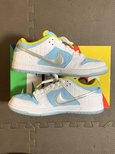 FTC × Nike SB Dunk Low "White/Blue"