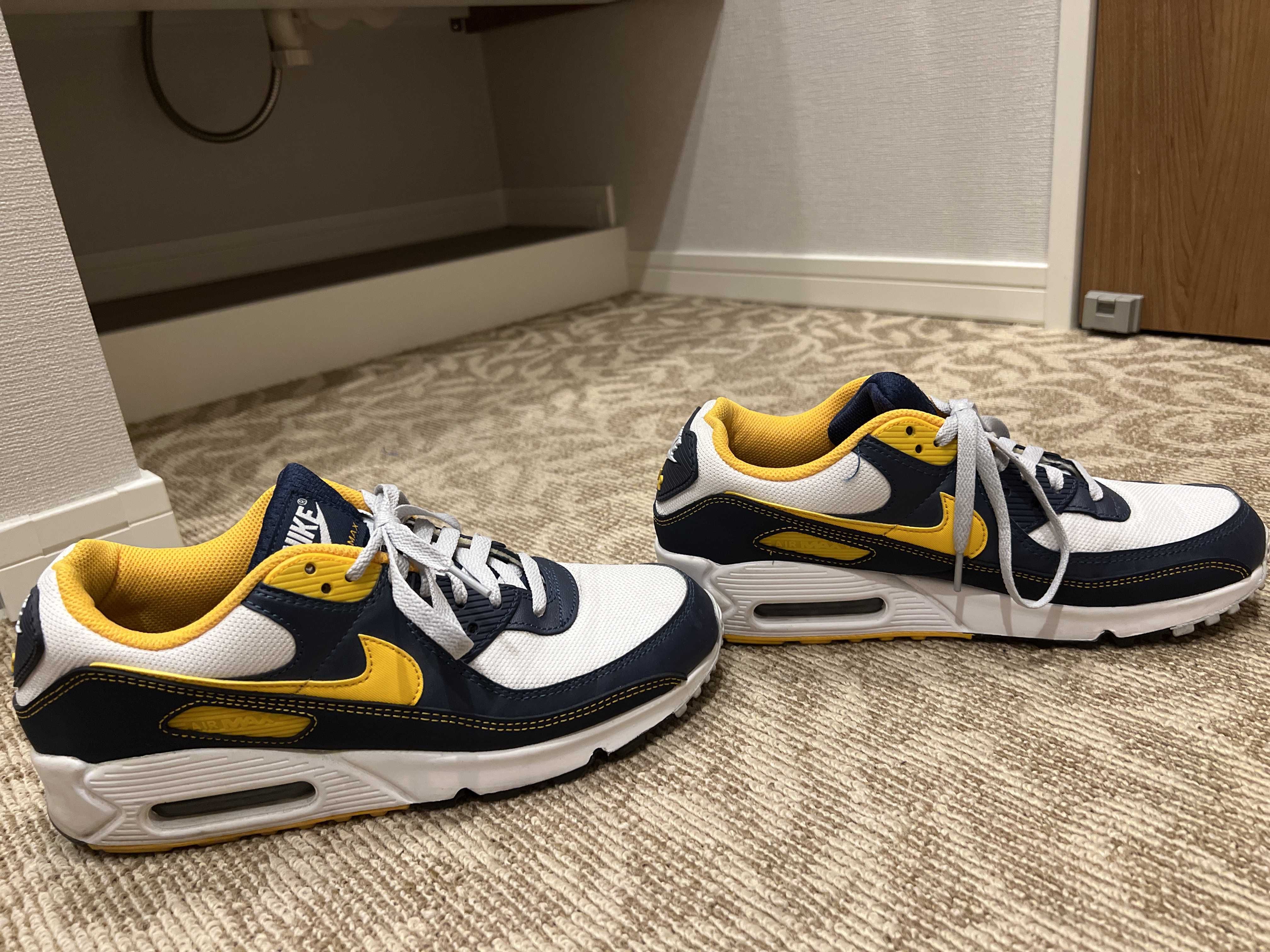 NIKE AIR MAX 90 "NAVY/GOLD"