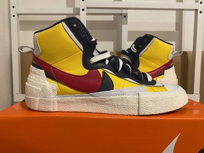 sacai × Nike Blazer Mid "Varsity Maize/Varsity Red"