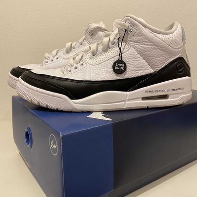 Fragment × Nike Air Jordan 3 "White/Black"