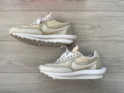 sacai × Nike LDV Waffle "Triple White"