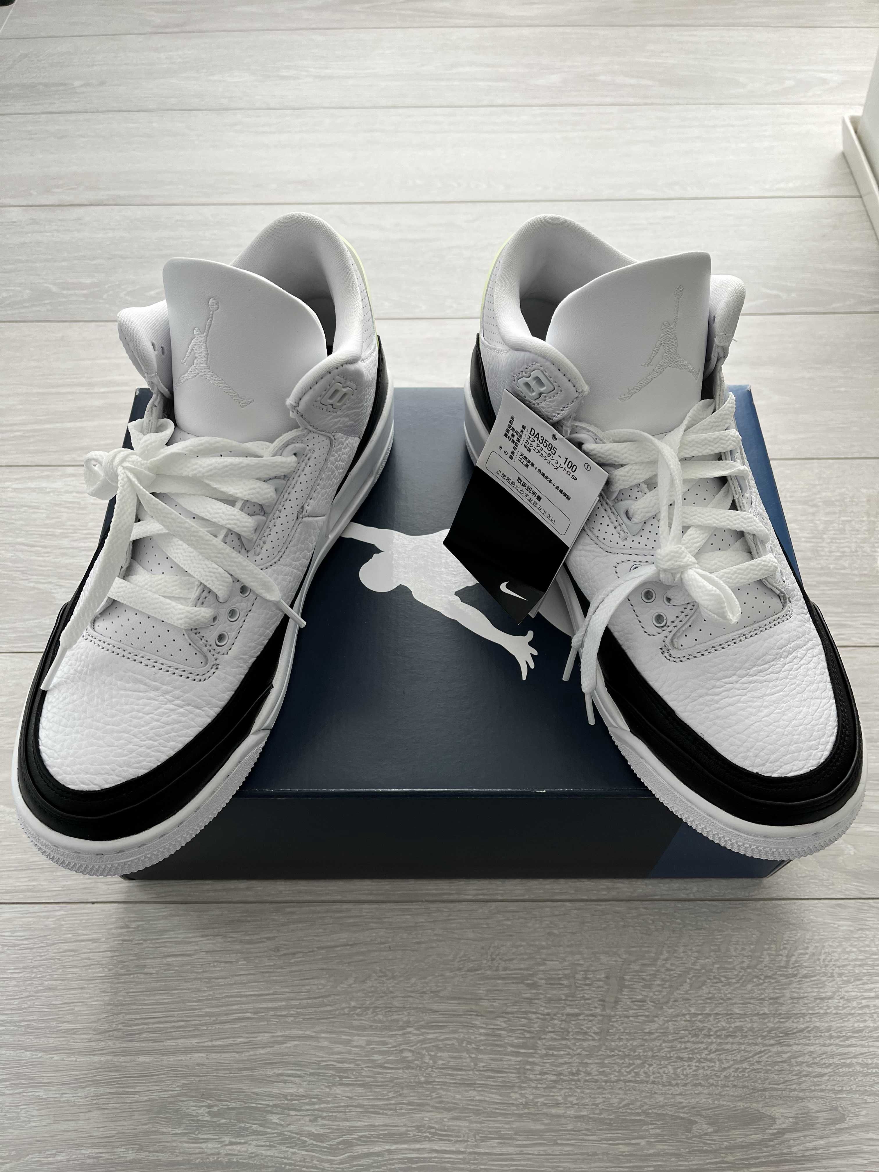 Fragment × Nike Air Jordan 3 "White/Black"