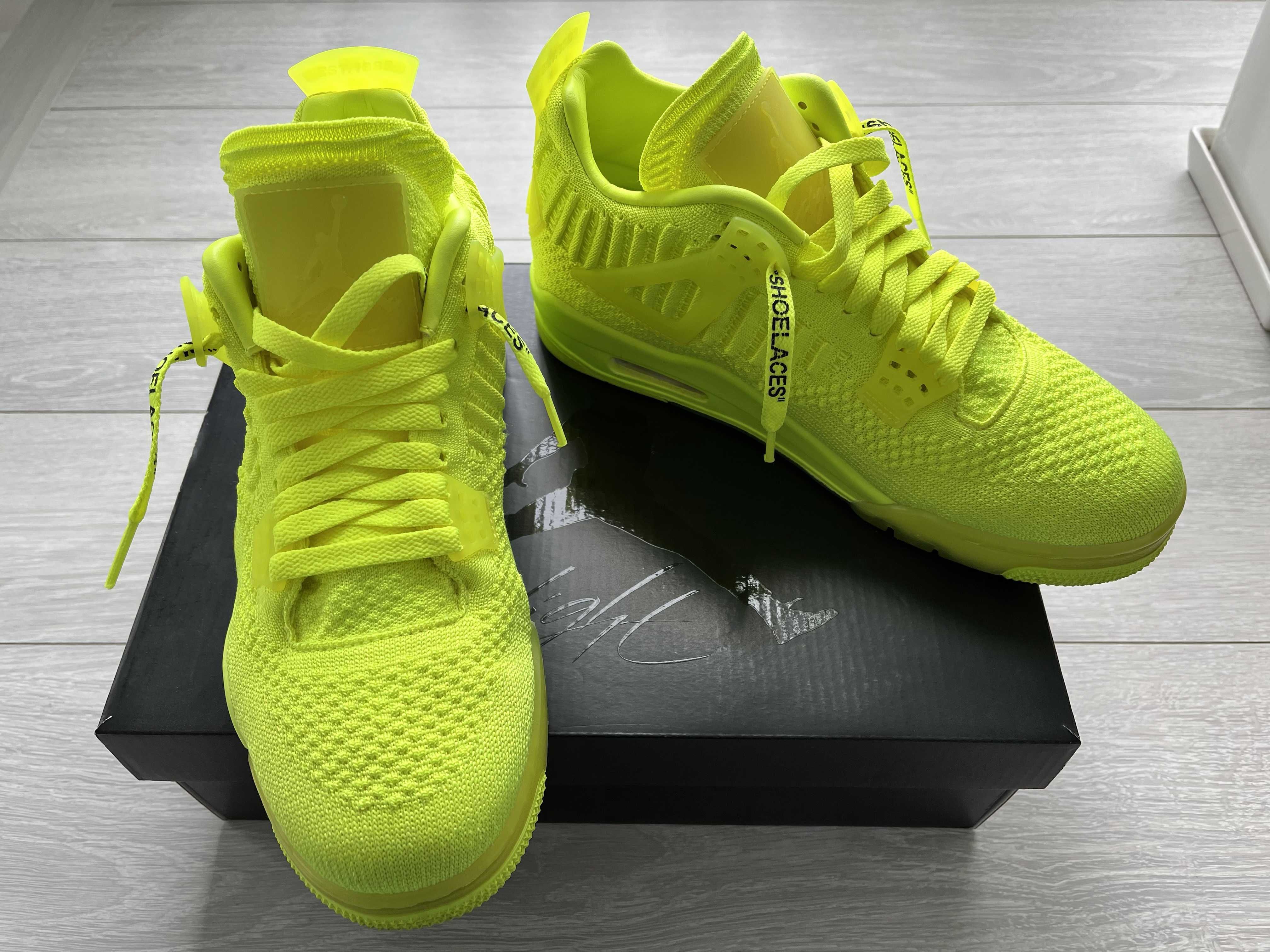 NIKE AIR JORDAN 4 RETRO FLYKNIT VOLT