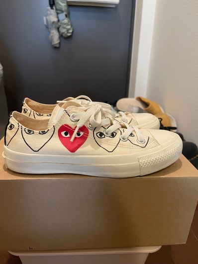 PLAY COMME des GARCONS × Converse Chuck Taylor Low "White"