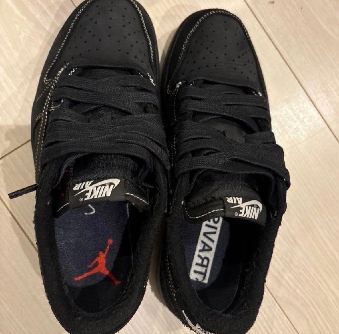 Travis Scott × Nike Air Jordan 1 Low OG SP "Black Phantom"