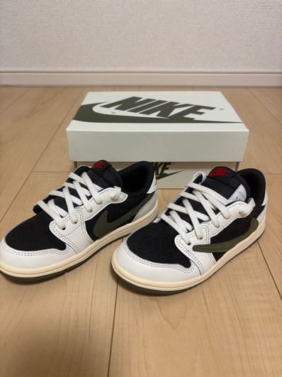 Travis Scott × Nike TD Jordan 1 Low OG "Medium Olive"