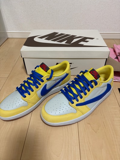 Travis Scott × Nike Women's Air Jordan 1 Retro Low OG "Canary"