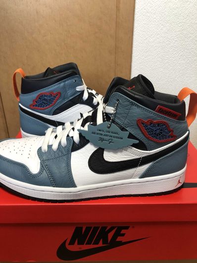 FACETASM × Nike Air Jordan 1 Mid "White/Navy"