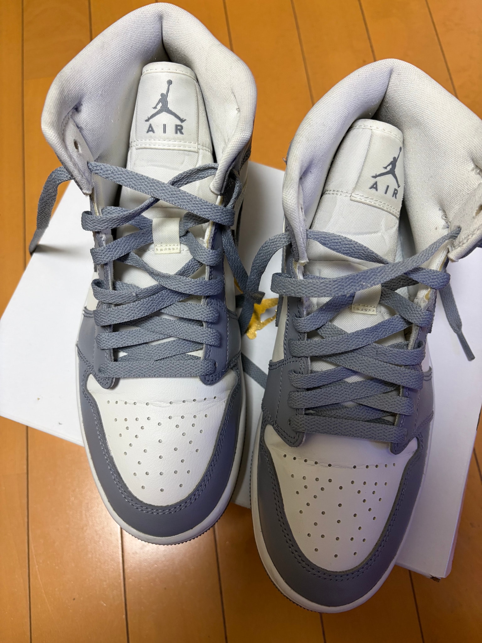 Nike Women's Air Jordan 1 Mid "Grey/Sail"