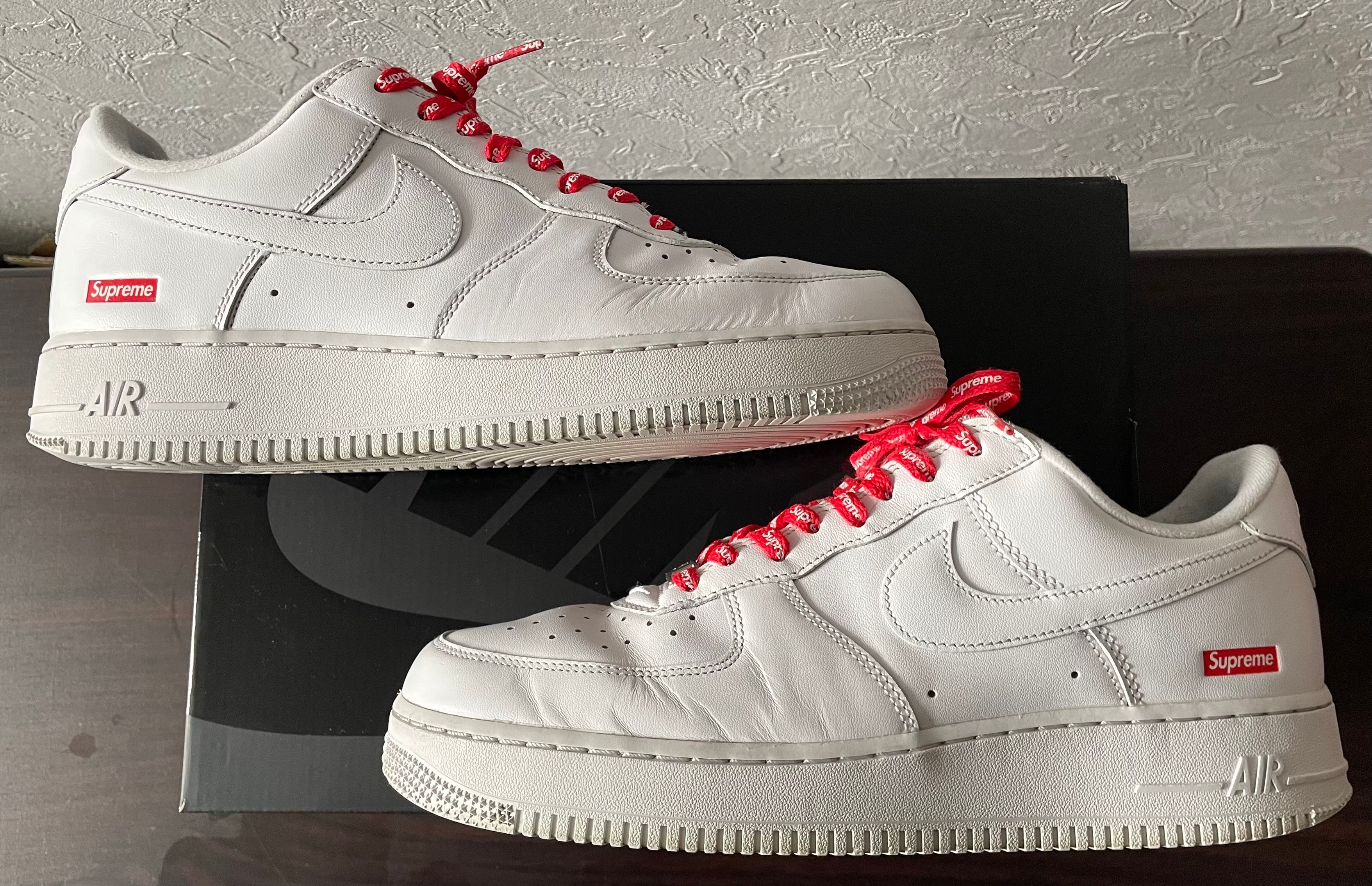 Supreme × Nike Air Force 1 Low "White"