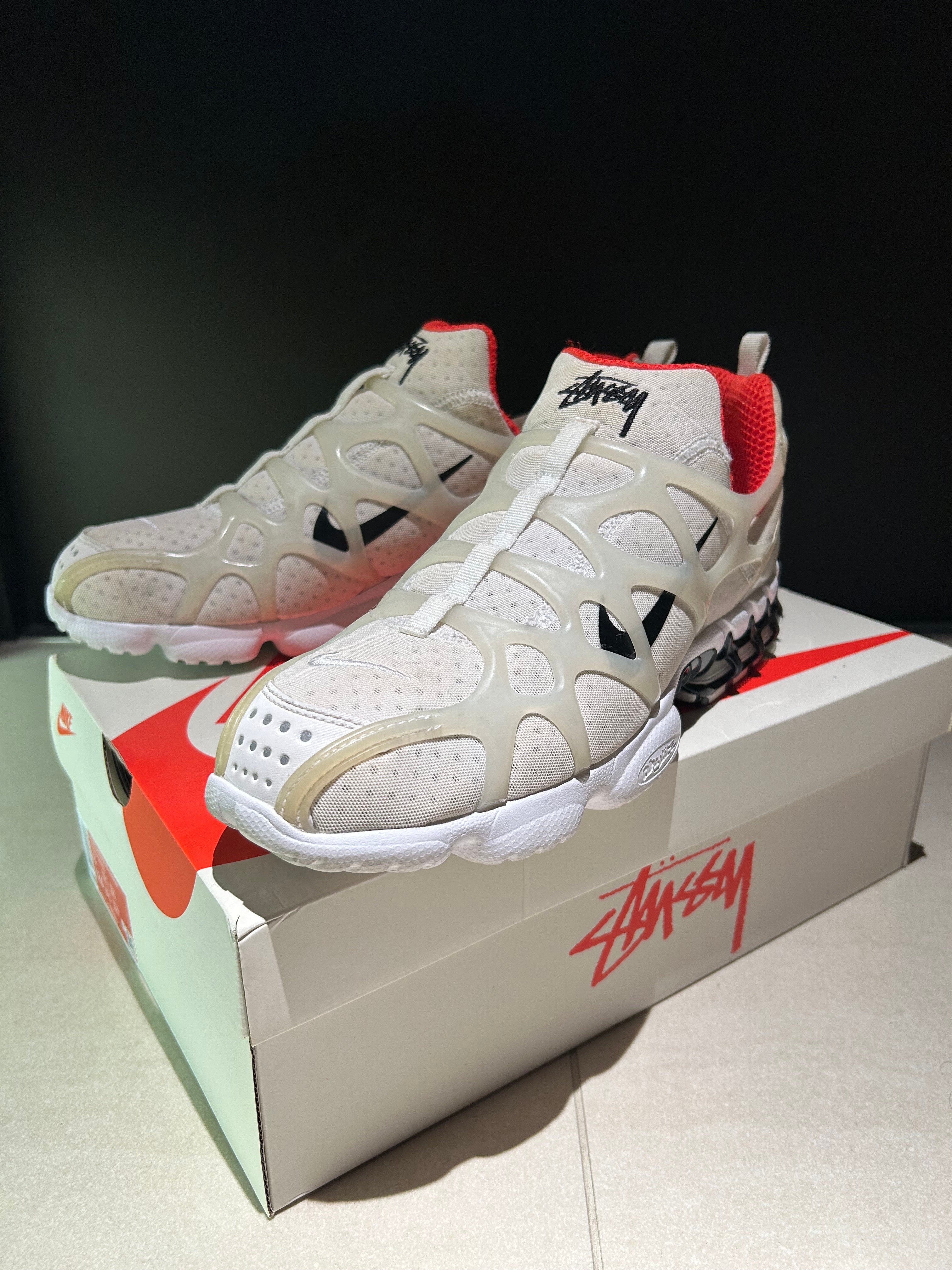 Stussy × Nike Air Zoom Kukini "White/Red"
