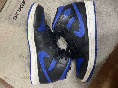 NIKE AIR JORDAN 1 MID "BLACK/BLUE"