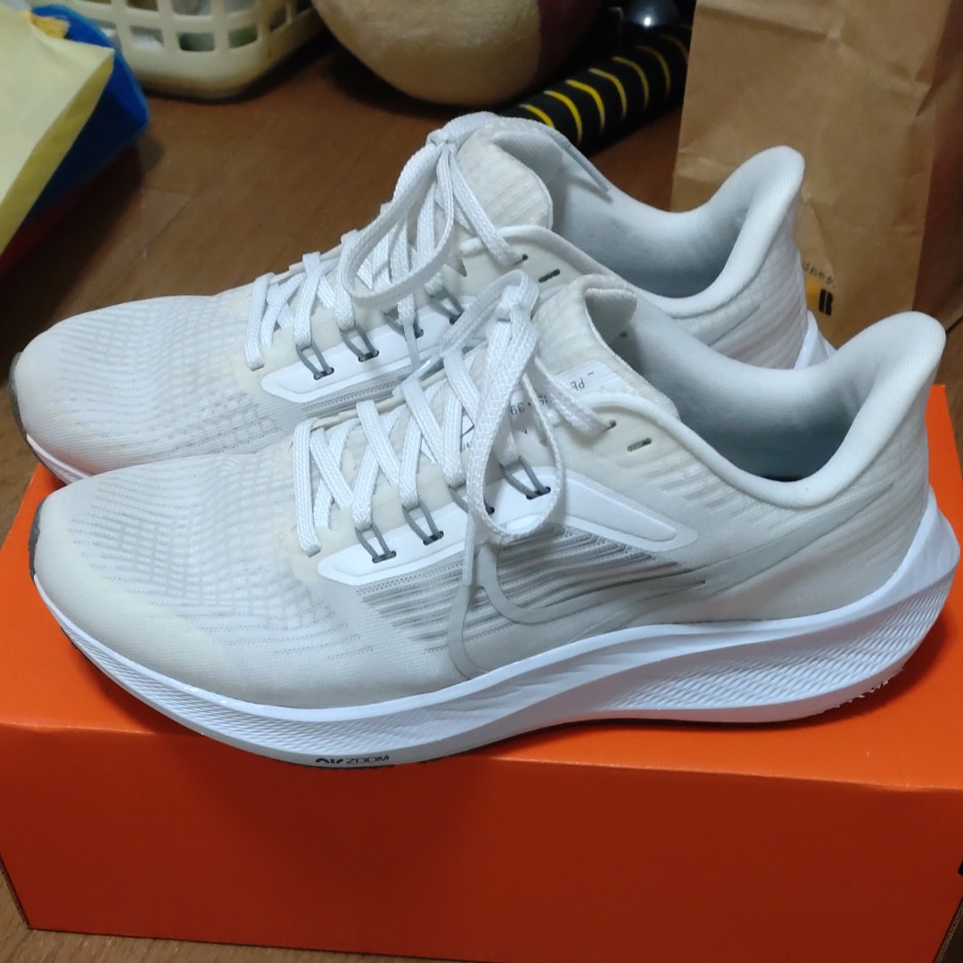 Nike Air Zoom Pegasus 39 "White/Gray Fog/Particle Gray/Smoke Gray"
