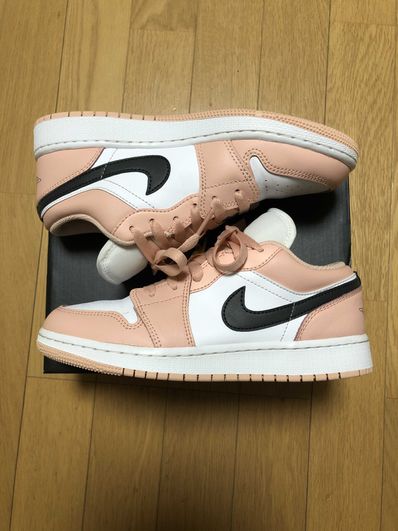 NIKE GS AIR JORDAN 1 LOW "LIGHT ARCTIC PINK"