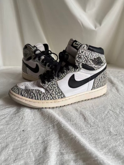 Nike Air Jordan 1 High OG "White Cement/Safari"