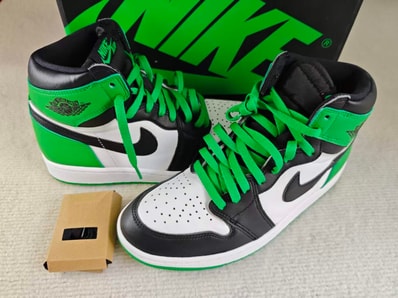 Nike Air Jordan 1 Retro High OG "Celtics/Black and Lucky Green" (2023)